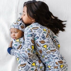 Little Sleepies Game Day Preemie Zippy Sleeper